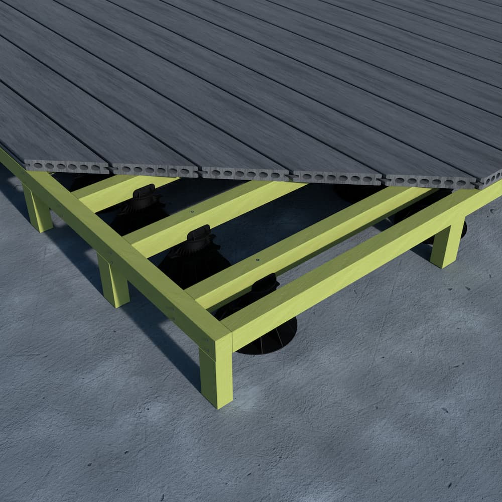 terrasse bois sur plots